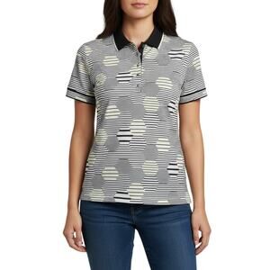 Nivo Sport Heidi Print Golf Polo Short Sleeve UPF 40+ Women Size XS NWOT